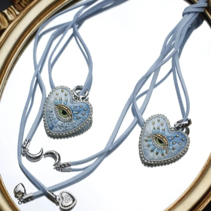 Gazeheart Embroidered Pearl Necklace