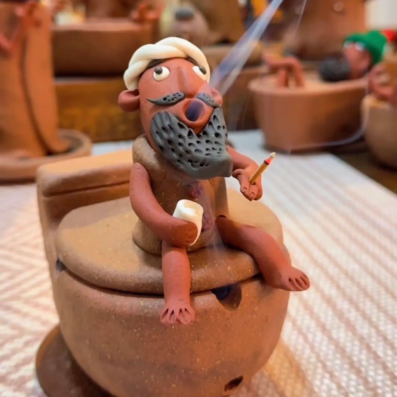 OddEase Smoke Scene Clay Aroma Diffuser