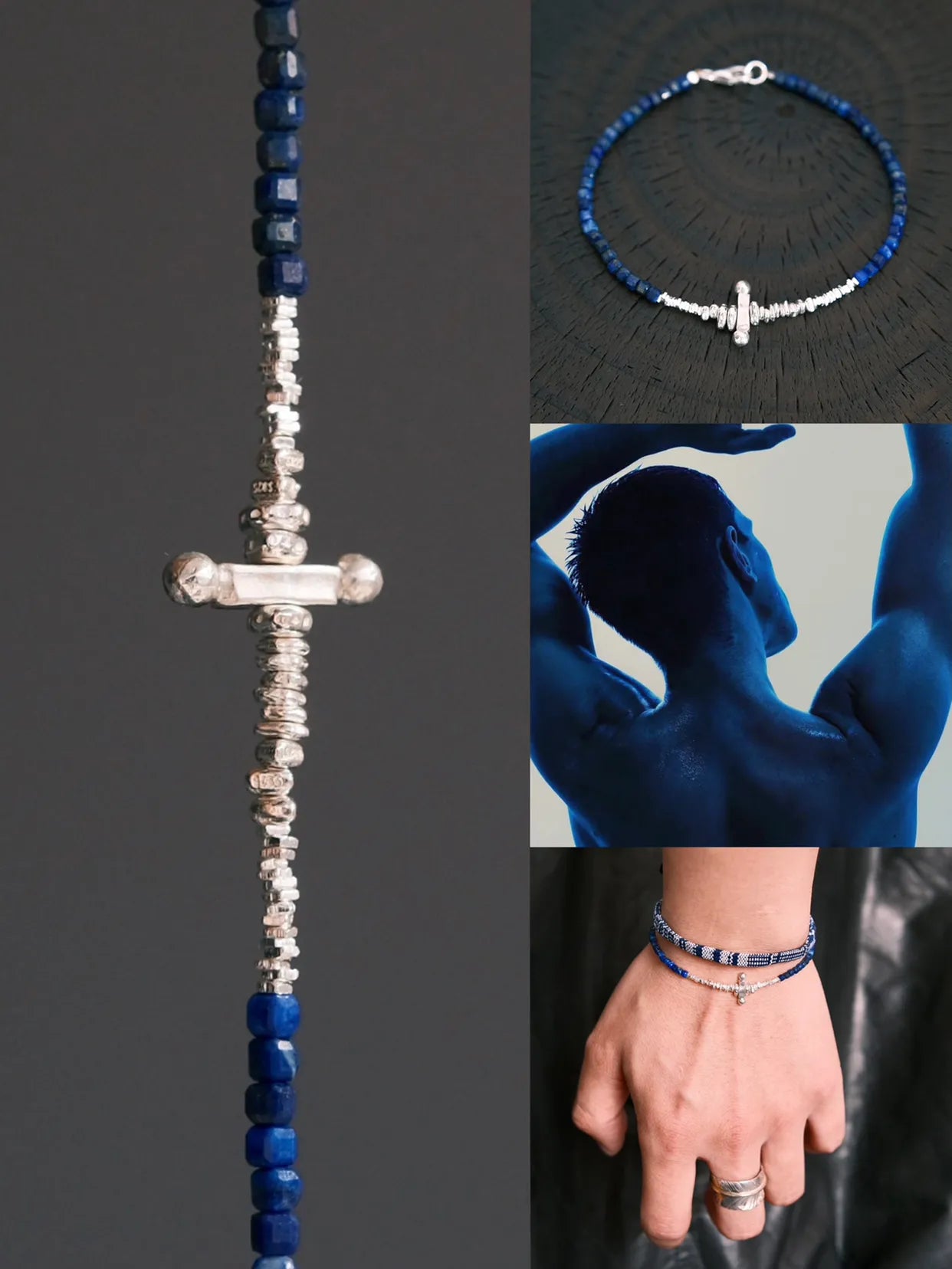 Stonebound Lapis Conviction Bracelet