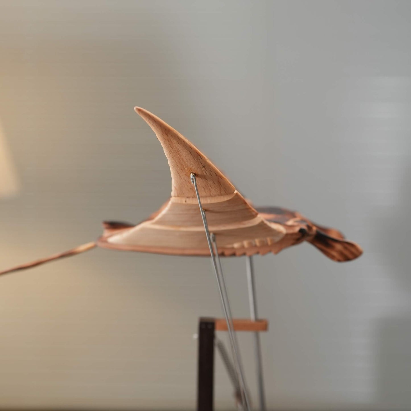 Wooden Manta Ray Automaton
