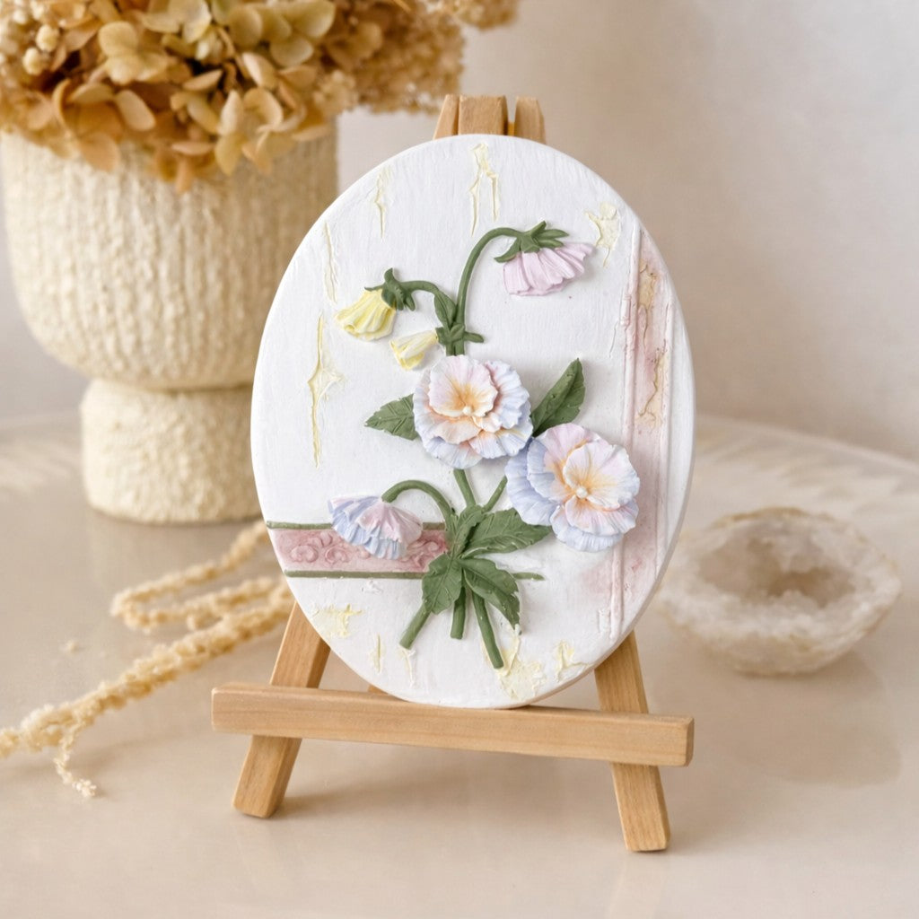 PetalRelief Floral Plaster Aroma Diffuser