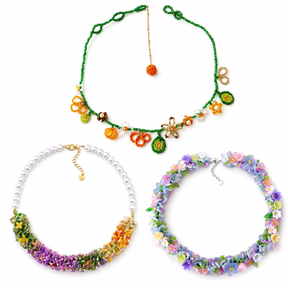 Bloomfield Beaded Garden Necklace