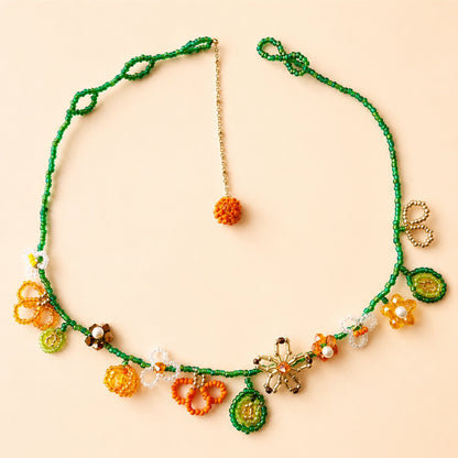 Bloomfield Beaded Garden Necklace