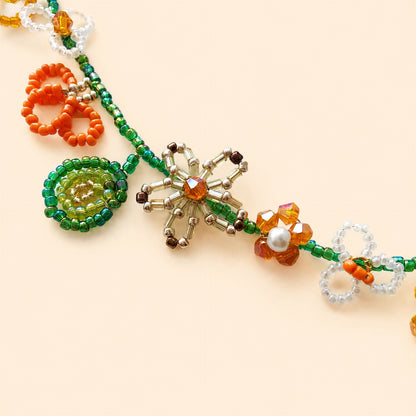 Bloomfield Beaded Garden Necklace