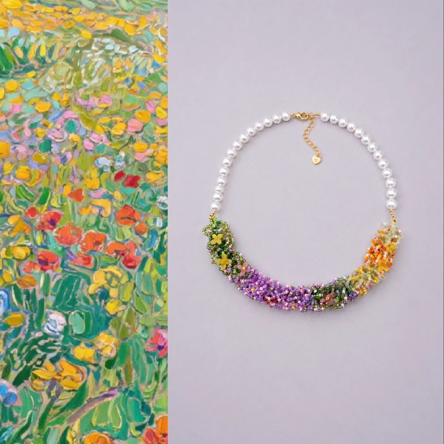 Bloomfield Beaded Garden Necklace