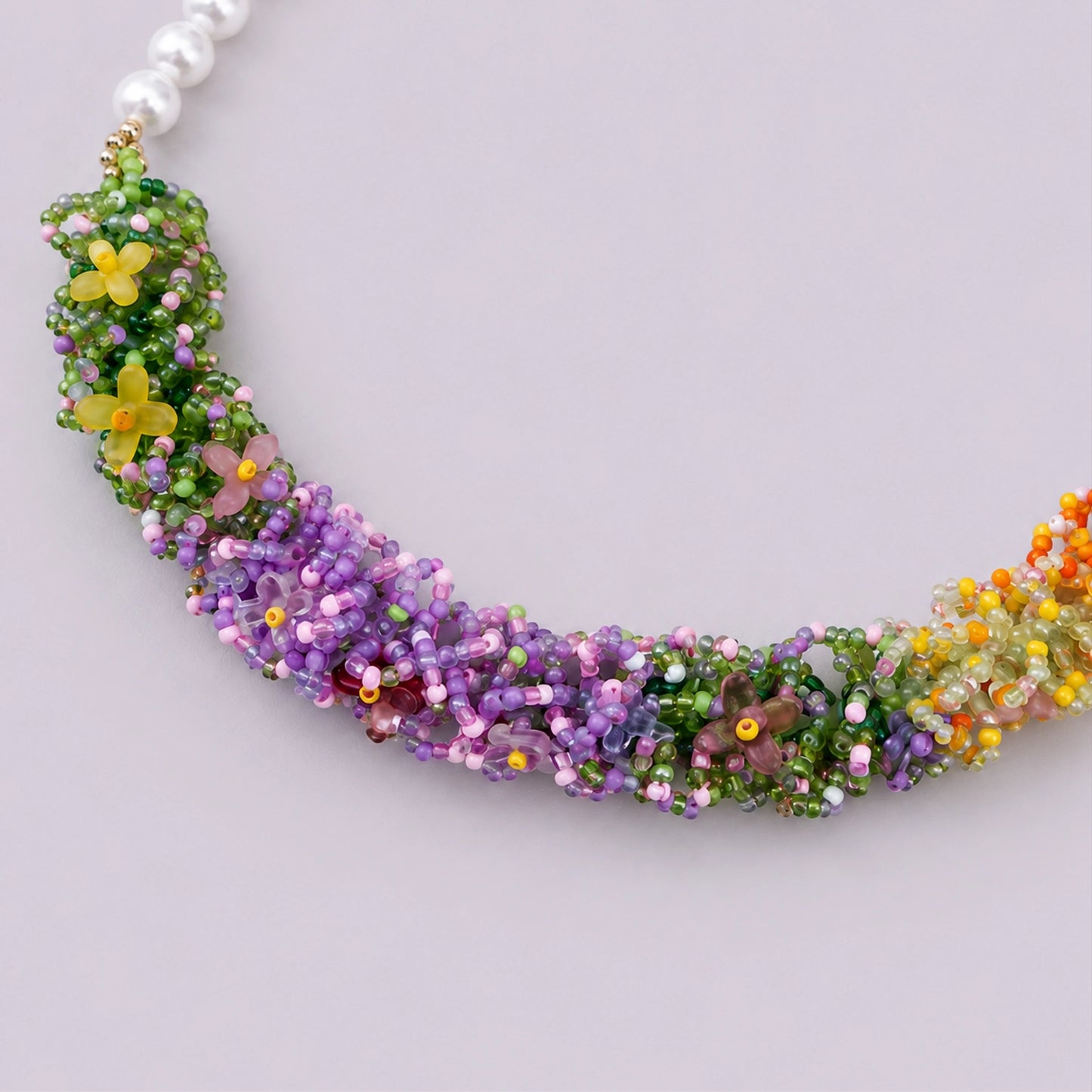 Bloomfield Beaded Garden Necklace