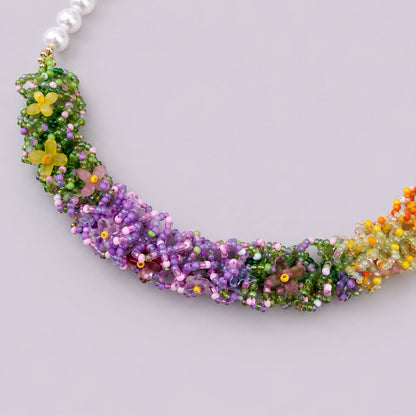 Bloomfield Beaded Garden Necklace