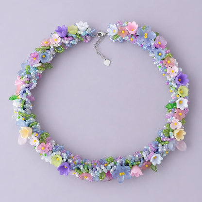 Bloomfield Beaded Garden Necklace