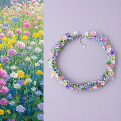 Bloomfield Beaded Garden Necklace