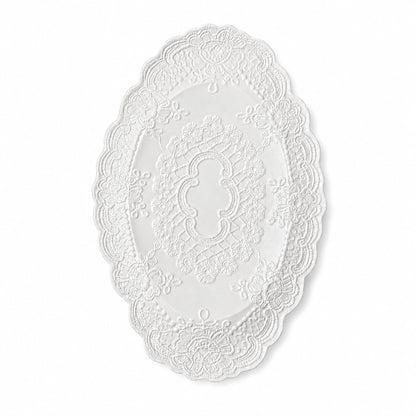 LaceQuiet White Porcelain Tableware Collection