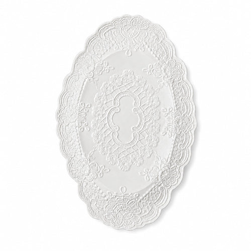 LaceQuiet White Porcelain Tableware Collection