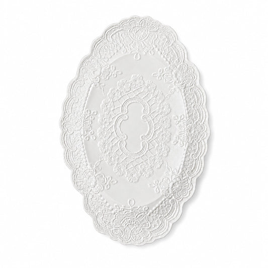 LaceQuiet White Porcelain Tableware Collection