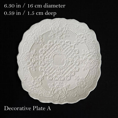 LaceQuiet White Porcelain Tableware Collection