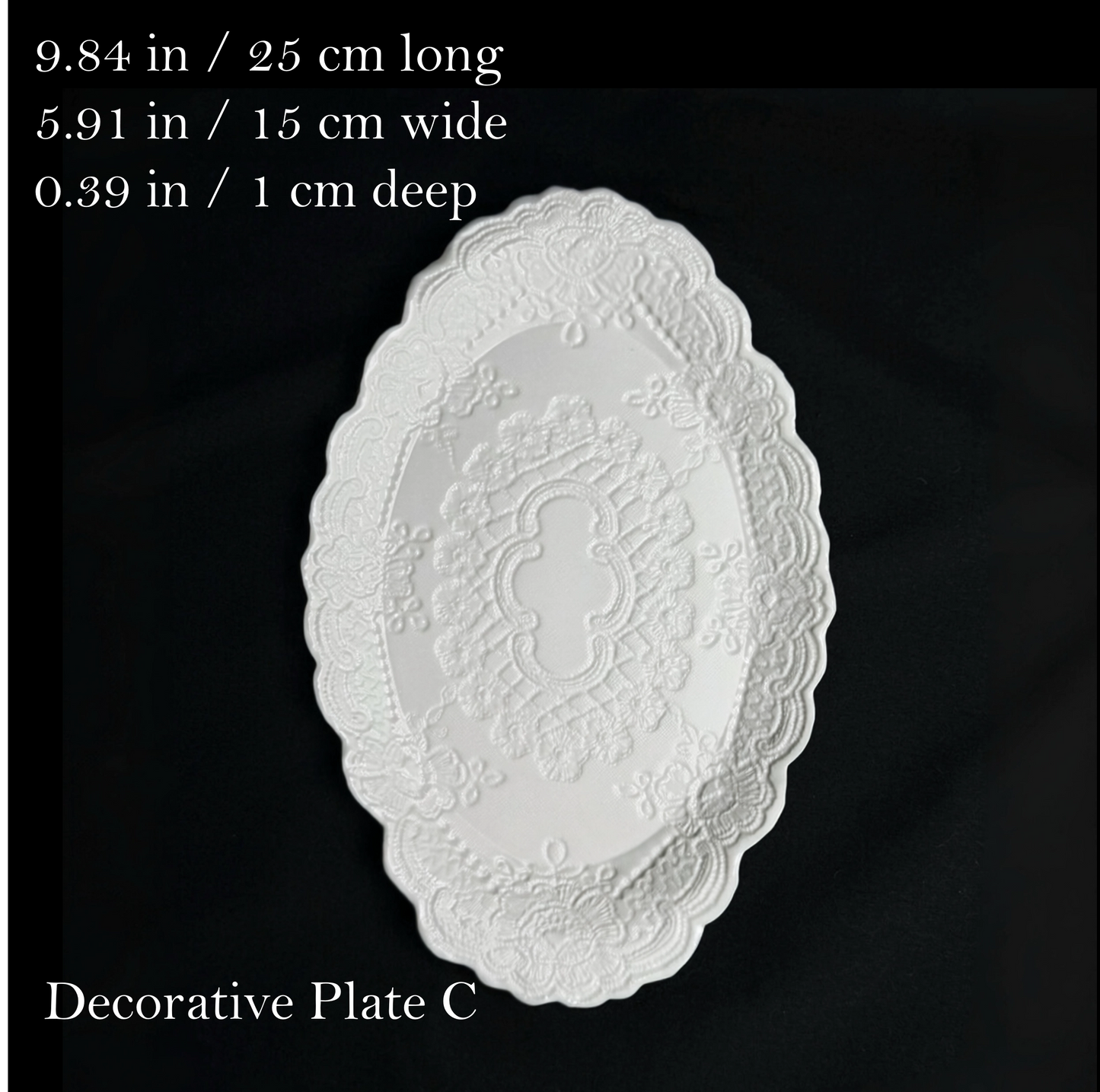 LaceQuiet White Porcelain Tableware Collection