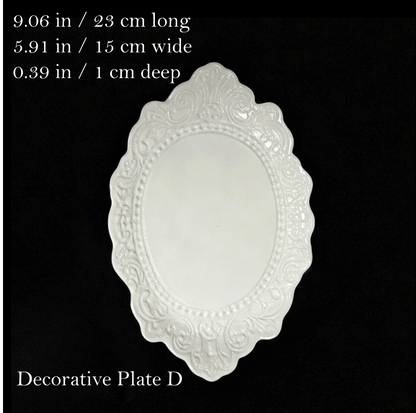 LaceQuiet White Porcelain Tableware Collection
