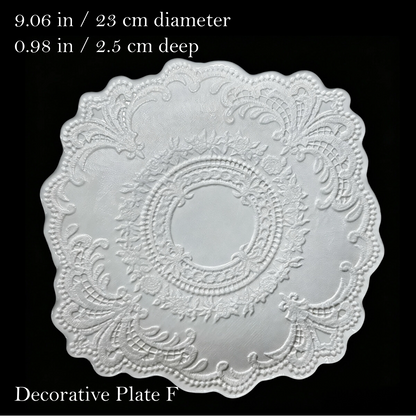 LaceQuiet White Porcelain Tableware Collection