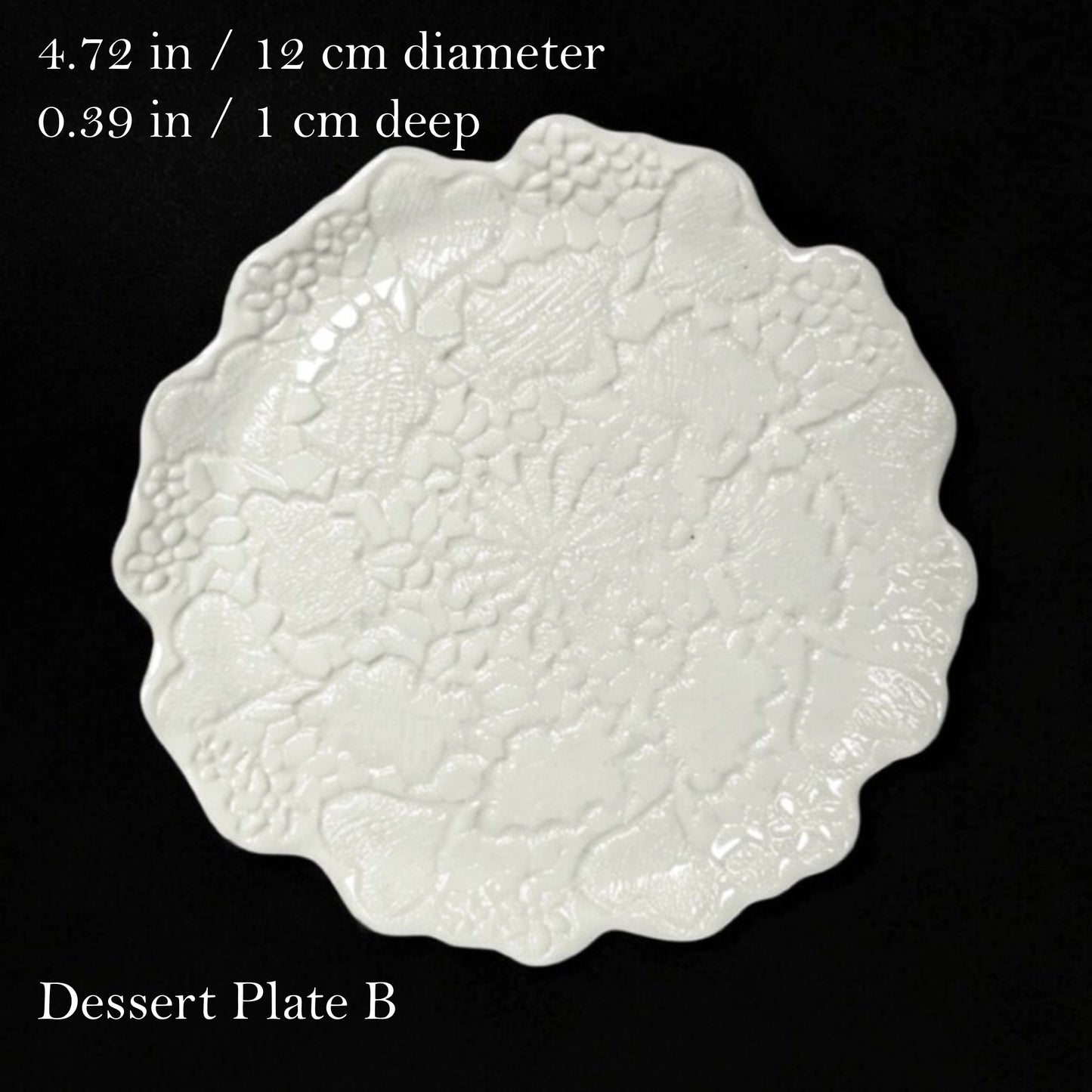 LaceQuiet White Porcelain Tableware Collection