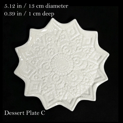 LaceQuiet White Porcelain Tableware Collection