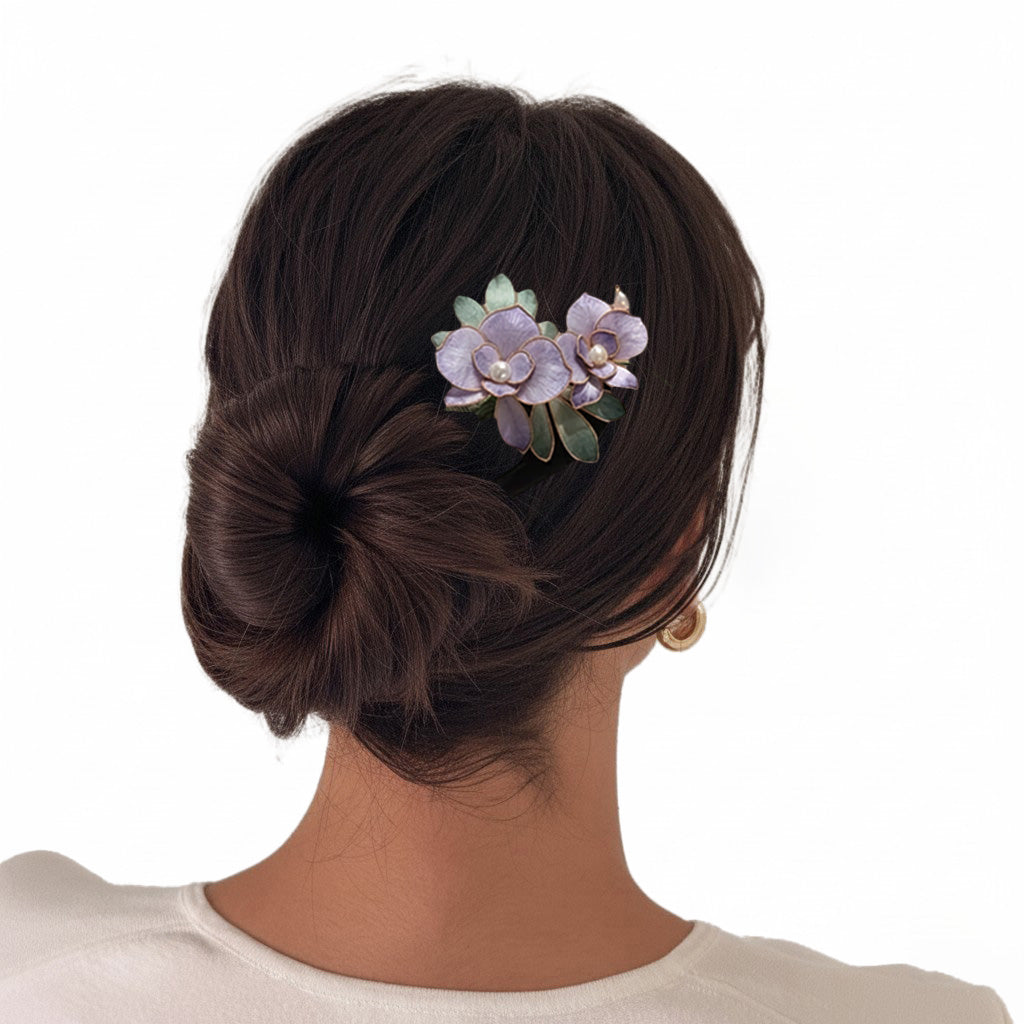 SilkBloom Orchid - French Pin