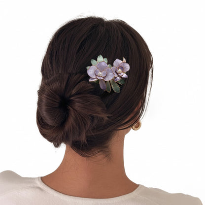 SilkBloom Orchid - French Pin