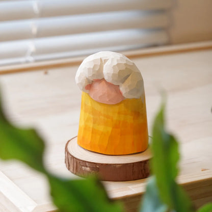 Pawrest Carved Wooden Cat Paw Hook and Knob