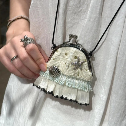 LaceMuse Embellished Mini Bag