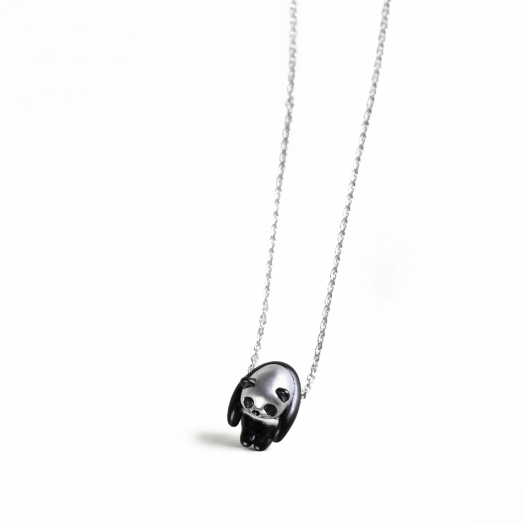 Lazy Panda Perching - Necklace