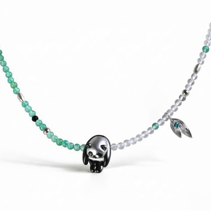 Lazy Panda Perching - Necklace