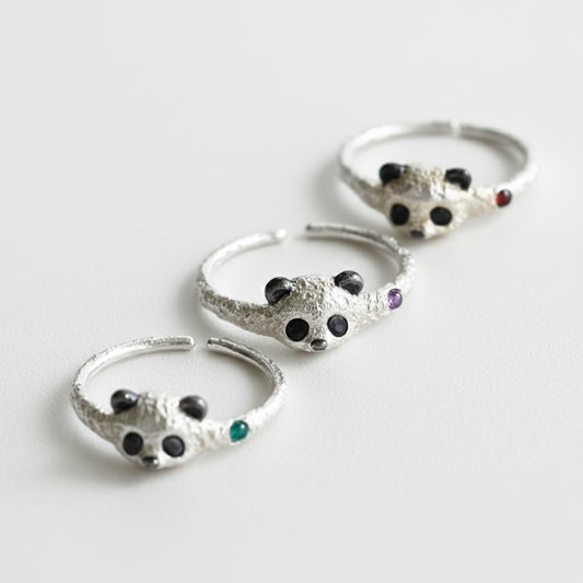 Lazy Panda Cuddling - Ring