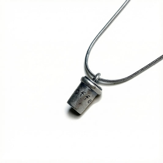DailyBrew Charm Necklace - Plated Metal Edition