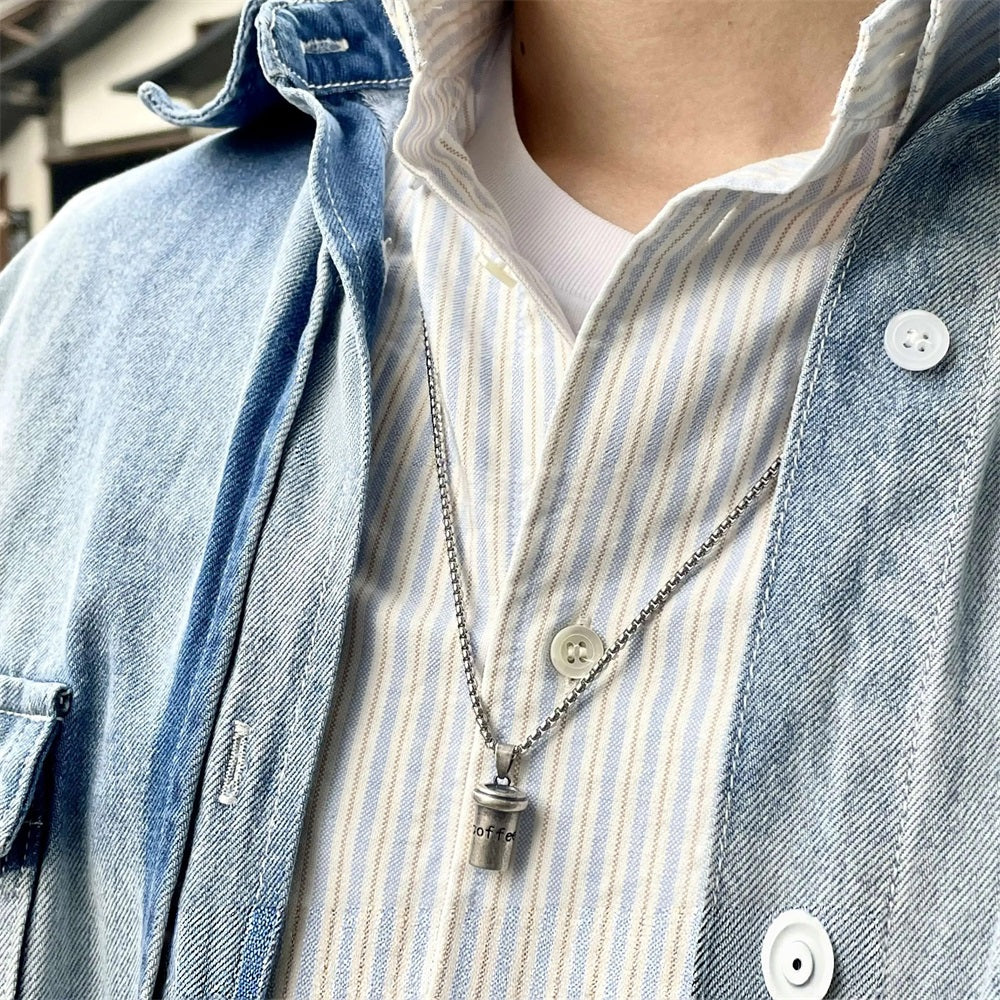 DailyBrew Charm Necklace - Plated Metal Edition