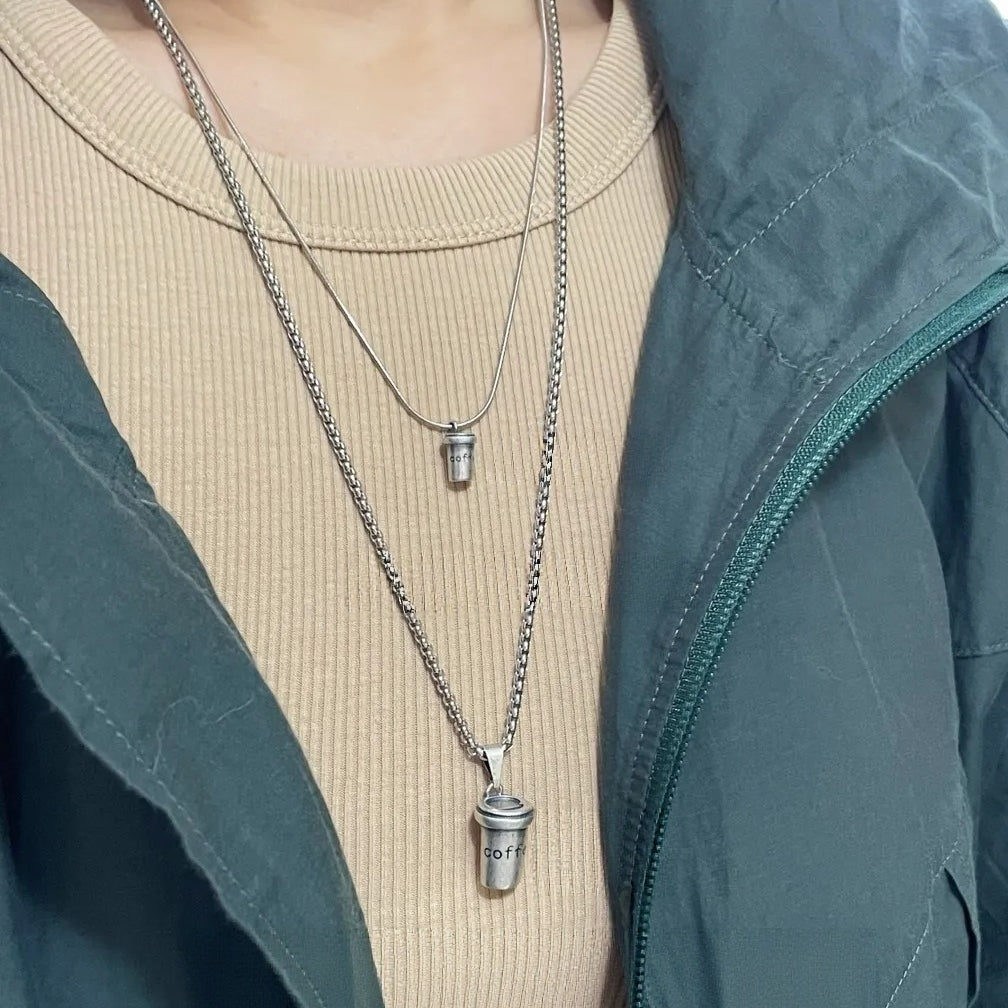 DailyBrew Charm Necklace - Plated Metal Edition