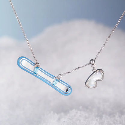 Playline Snowboard Necklace