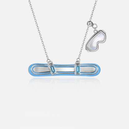 Playline Snowboard Necklace