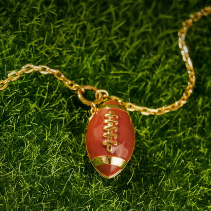 Playline Football Necklace