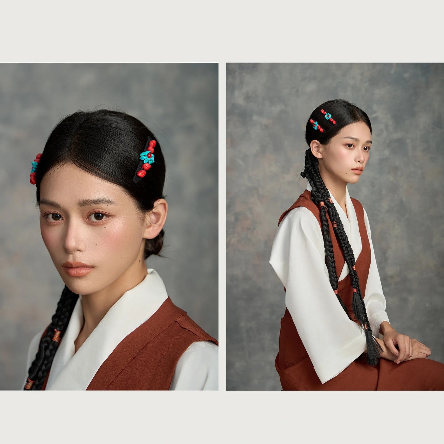 Highland Beadwork Hair Clip