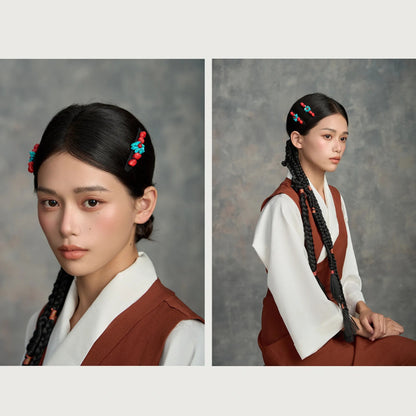 Highland Beadwork Hair Clip