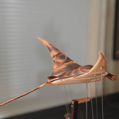 Wooden Manta Ray Automaton