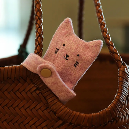 StitchNest Hugging Cat Pouch