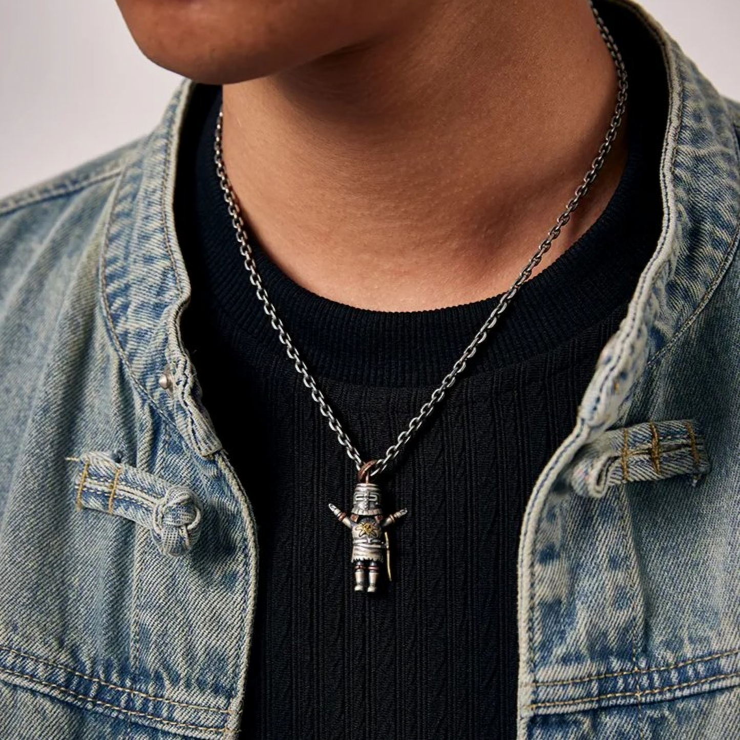 SunVow Knight Pendant Necklace