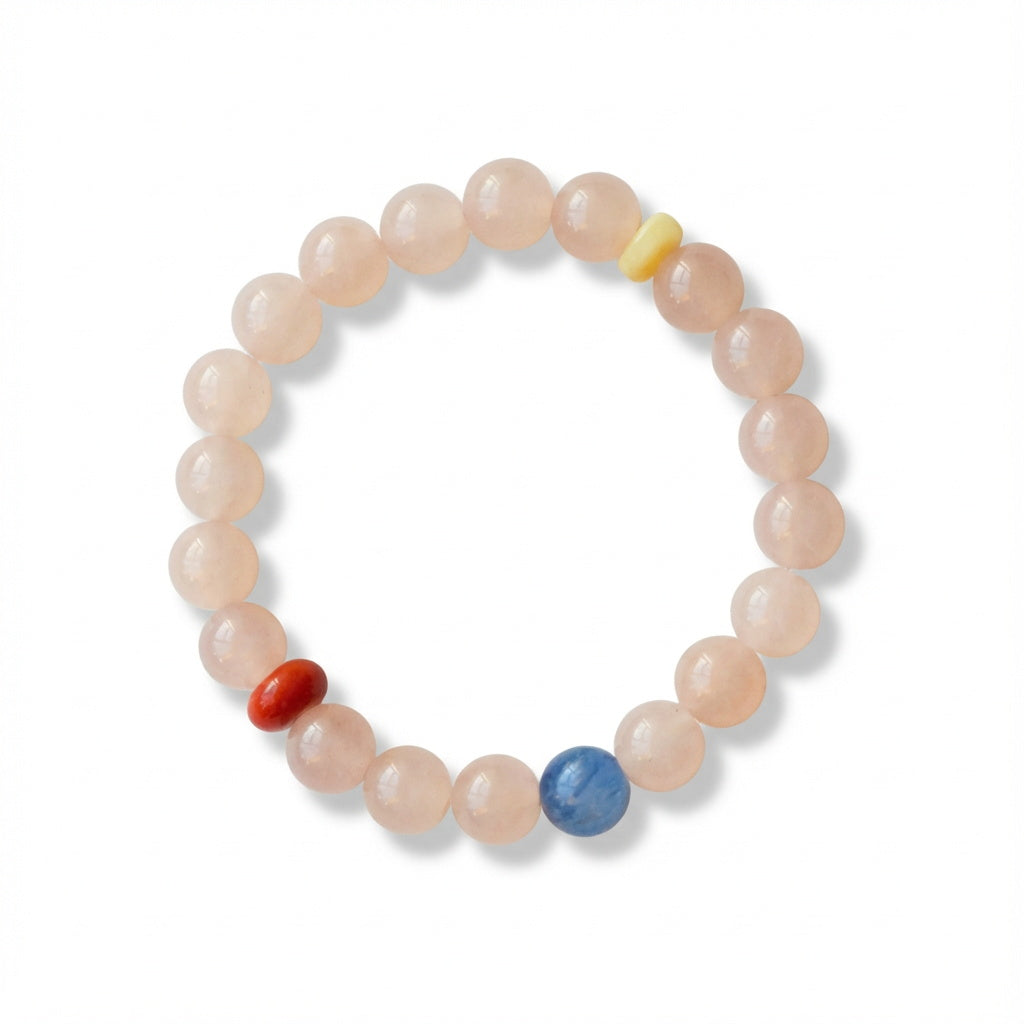 Soft Rosy Link Bracelet