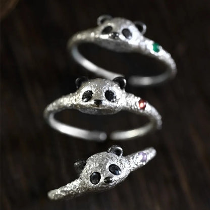 Lazy Panda Cuddling - Ring