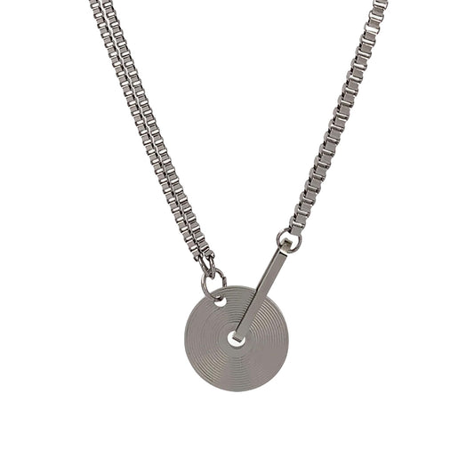 Almost Real Vinyl Record Necklace