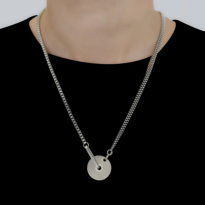 Almost Real Vinyl Record Necklace