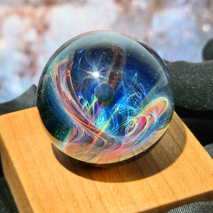 CosmoWhirl Orb — A Tiny Universe Made by Flame