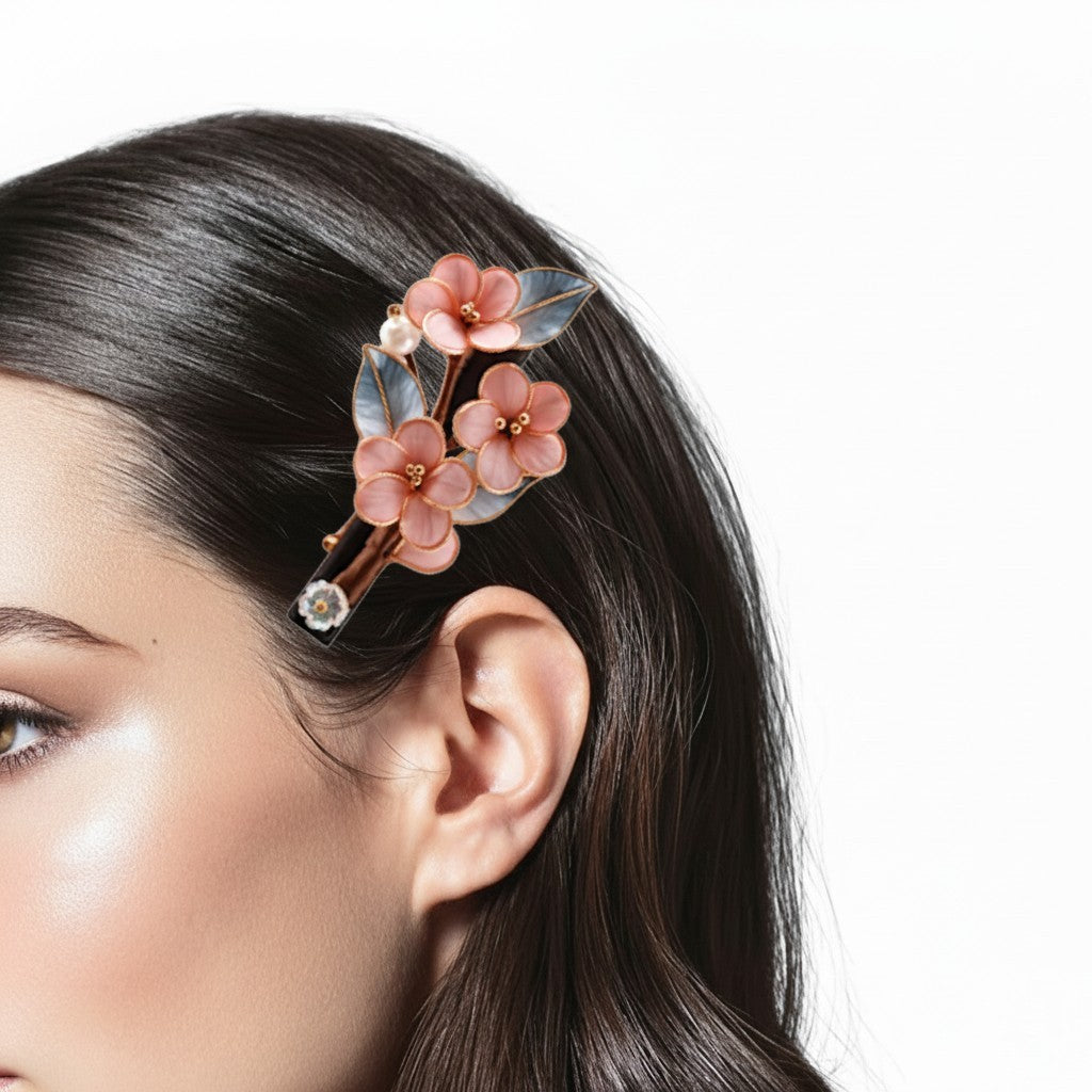 SilkBloom Camellia - Hairclip