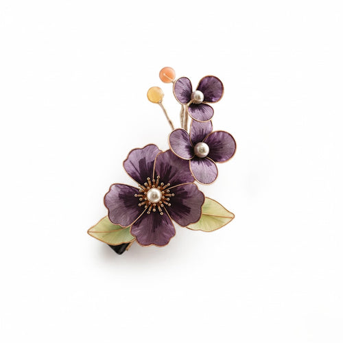 SilkBloom Plum Blossom - Hairclip