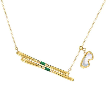 Playline Ski Necklace