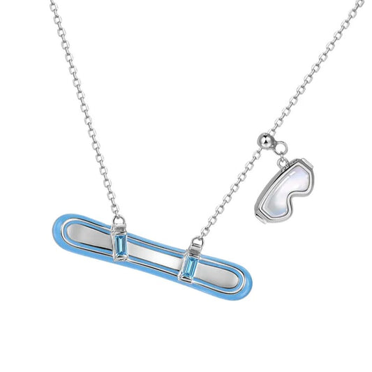 Playline Snowboard Necklace