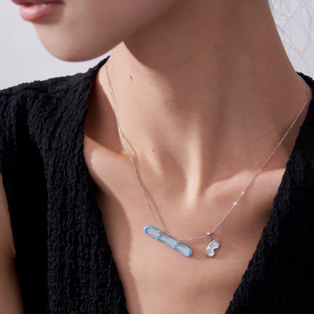 Playline Snowboard Necklace